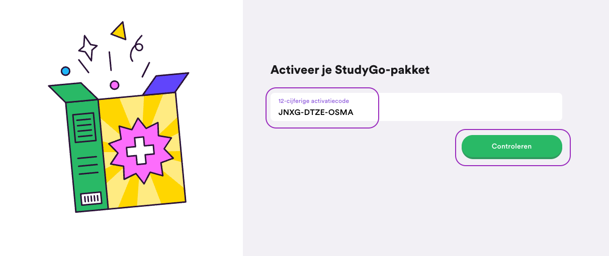 Hoe Activeer Ik Mijn Pakket Met Een Activatiecode StudyGo Klantenservice